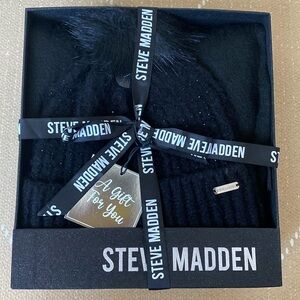Steve Madden Beanie And Scarf Set